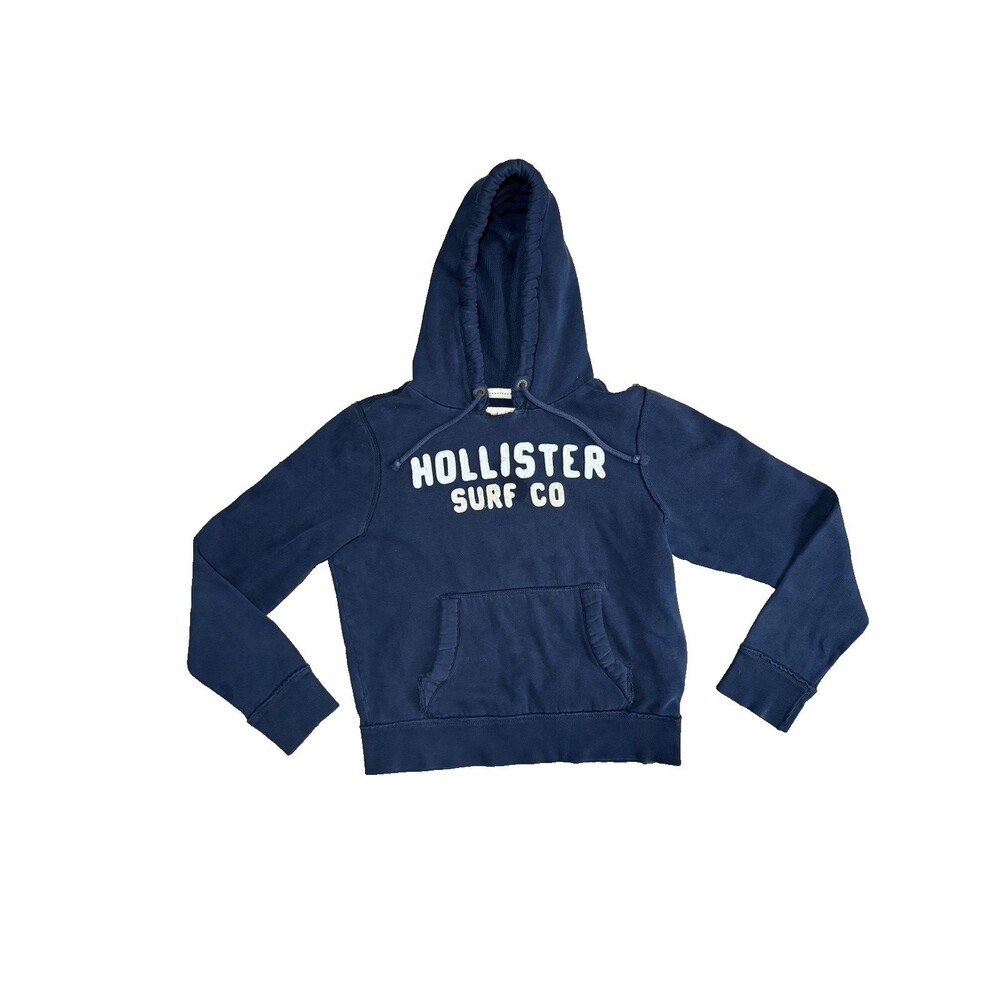Vintage Y2K Hollister Logo Spellout Men’s XL Hoodie Surf Embroidered Cali 2000s